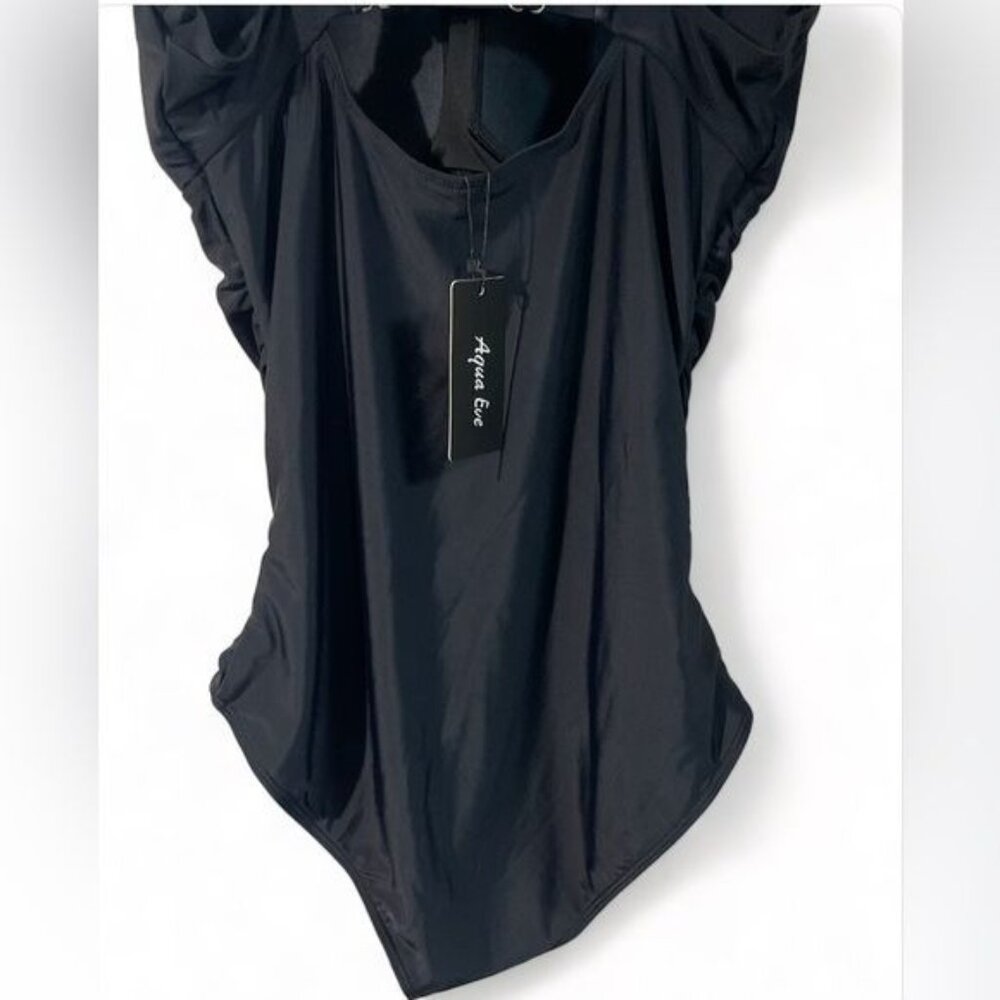 Aqua Eve Swimsuit for Women Tummy Control One Piece Bathing Suit NWT - Picture 4 of 5